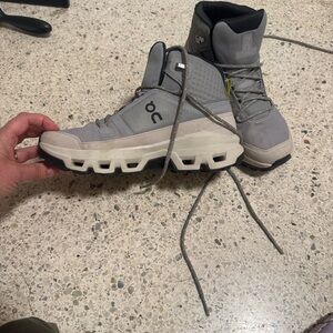 On Women's Cloudrock Mid Waterproof Sneaker